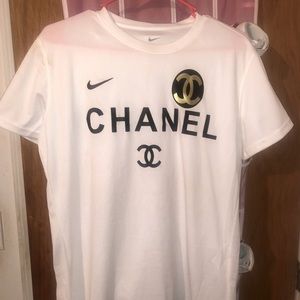 Chanel X Nike soccer jersey women XL
